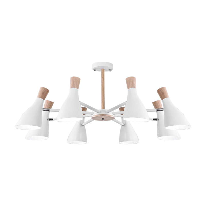Macaron Style Pendant Light Bottle Shape 8 Bulbs Chandelier - Rebooters