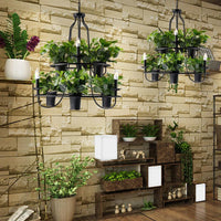 3/6 Bulbs Bonsai Ceiling Chandelier Vintage Iron Pendant Light - Rebooters