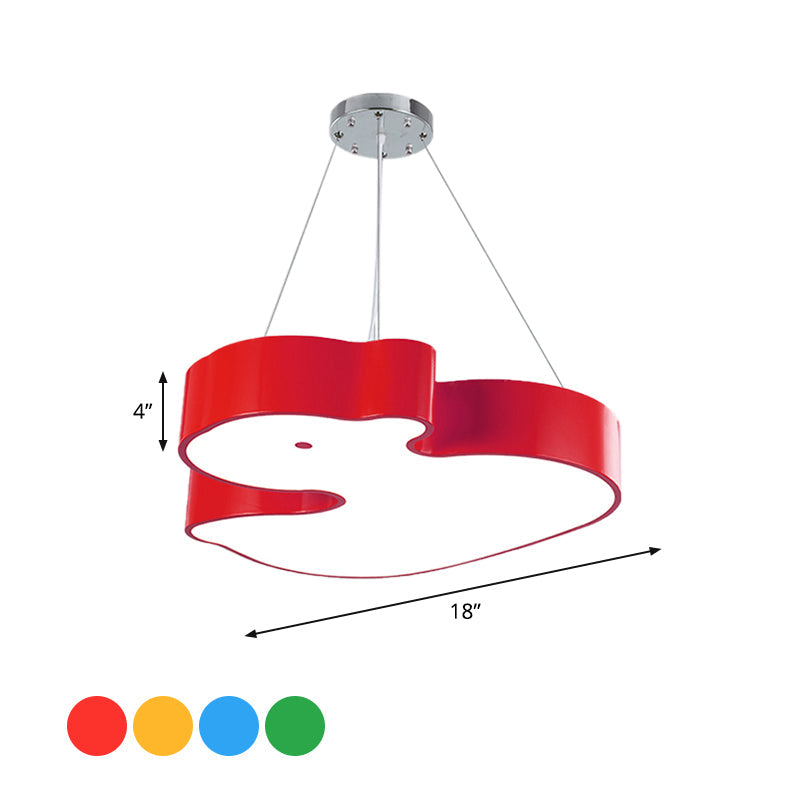 Duck Chandelier Pendant Light Cartoon Acrylic LED Lamp Kit - Rebooters