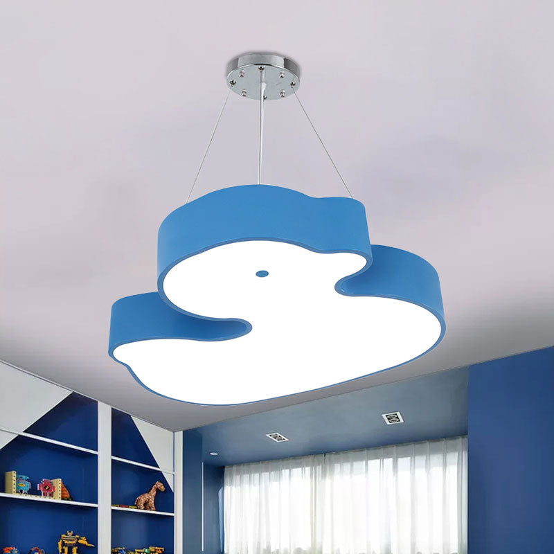 Duck Chandelier Pendant Light Cartoon Acrylic LED Lamp Kit - Rebooters