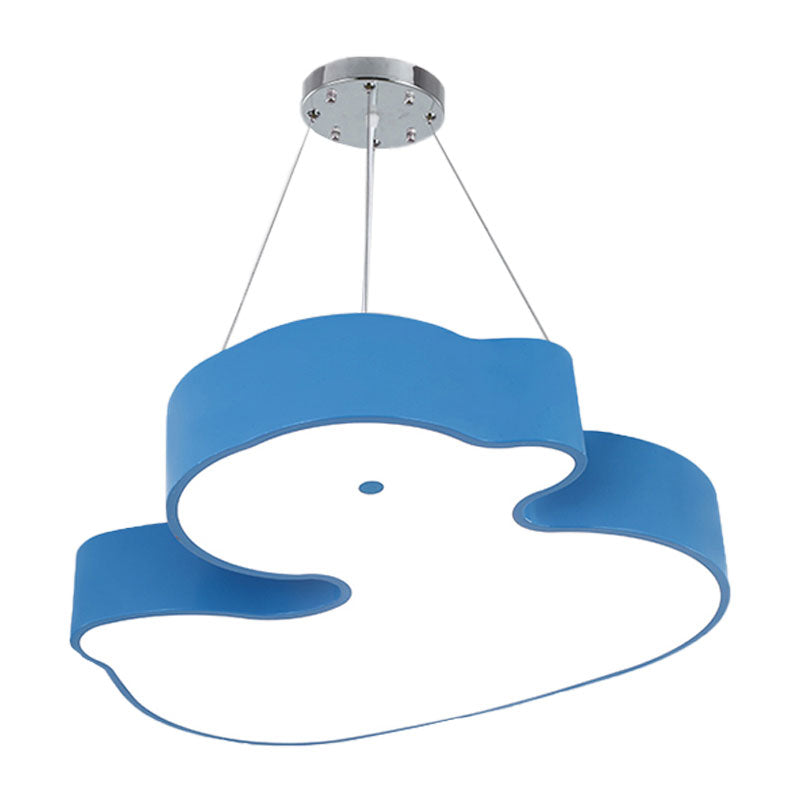 Duck Chandelier Pendant Light Cartoon Acrylic LED Lamp Kit - Rebooters