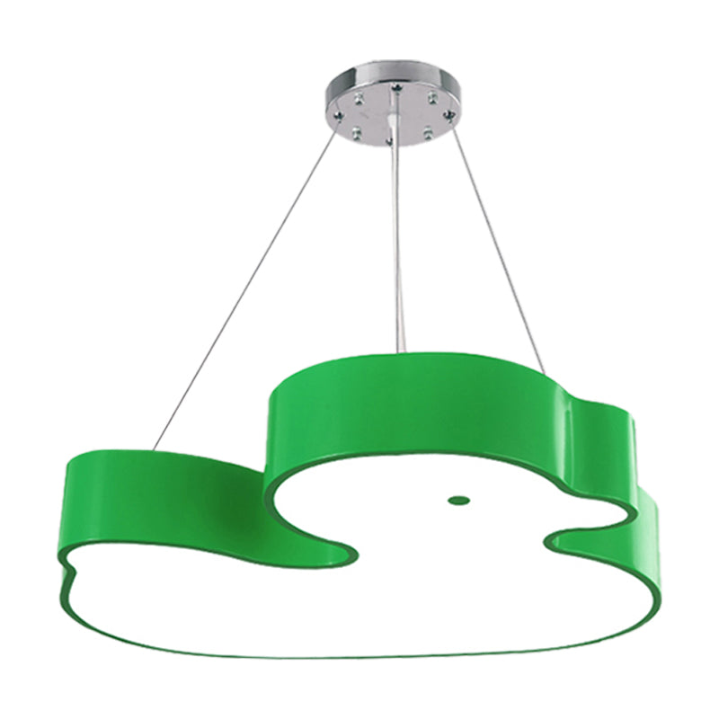 Duck Chandelier Pendant Light Cartoon Acrylic LED Lamp Kit - Rebooters