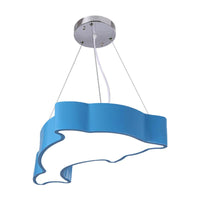 Acrylic Dolphin Pendant Chandelier Minimalist LED Lamp - Rebooters