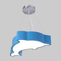 Acrylic Dolphin Pendant Chandelier Minimalist LED Lamp - Rebooters