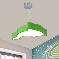 Acrylic Dolphin Pendant Chandelier Minimalist LED Lamp - Rebooters