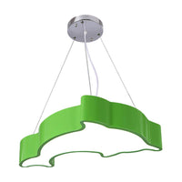 Acrylic Dolphin Pendant Chandelier Minimalist LED Lamp - Rebooters