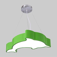 Acrylic Dolphin Pendant Chandelier Minimalist LED Lamp - Rebooters