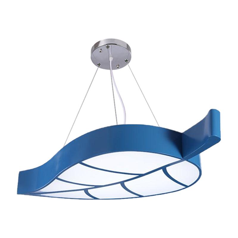 Acrylic Leave Hanging Chandelier Modern Style LED Pendant Light Kit - Rebooters