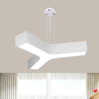 Acrylic Y-Shape Chandelier Lighting Creative LED Pendant for Restaurant - Rebooters