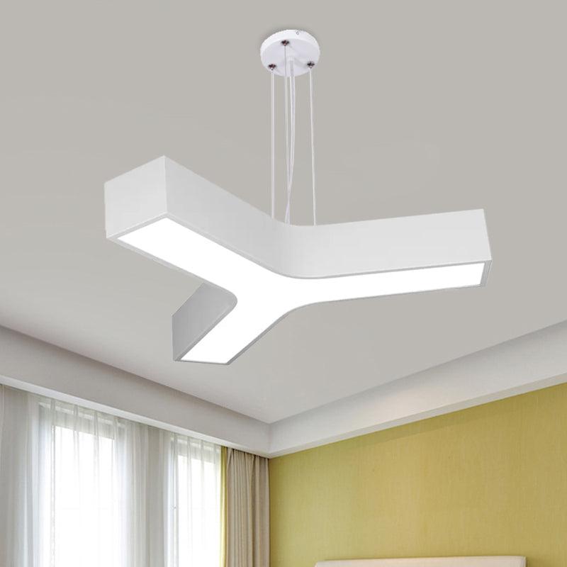 Acrylic Y-Shape Chandelier Lighting Creative LED Pendant for Restaurant - Rebooters