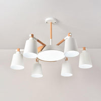 3/5/8-Light Living Room Chandelier Lamp Macaron Grey Blue White - Rebooters