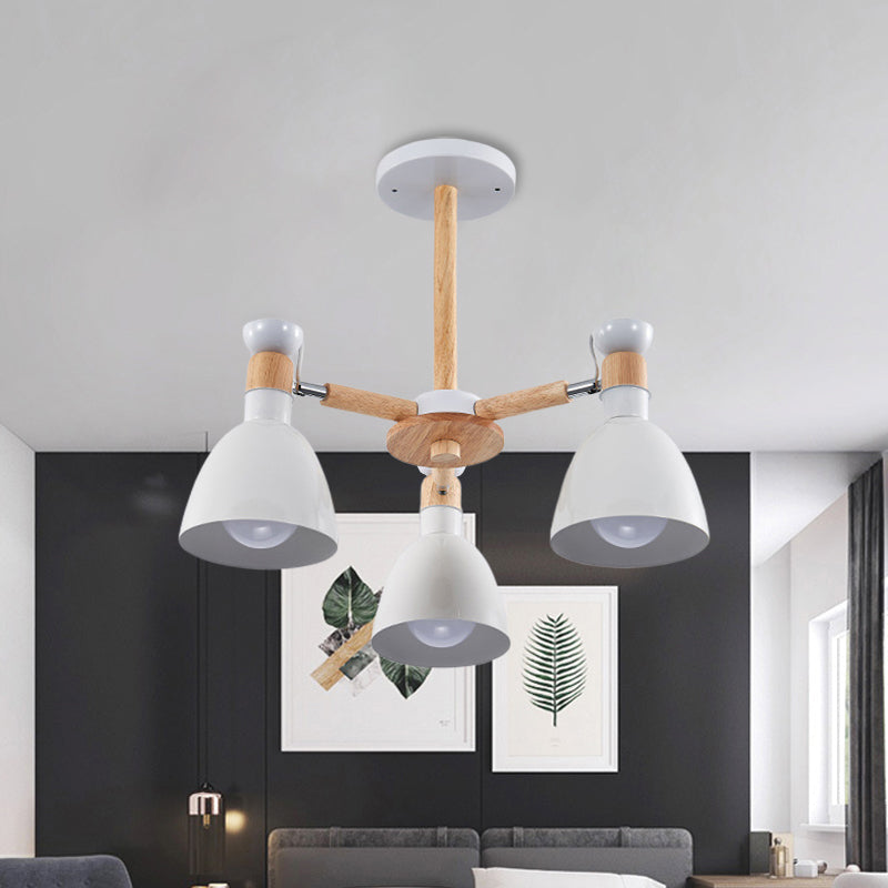 Chic Modern Hanging Pendant Lights for Kid Bedroom 3 Bulbs - Rebooters