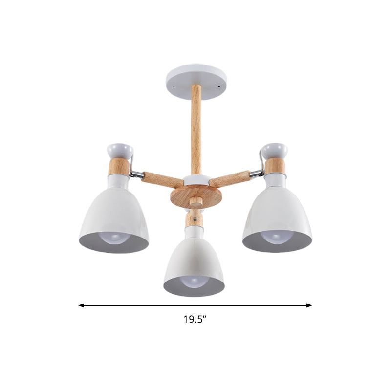 Chic Modern Hanging Pendant Lights for Kid Bedroom 3 Bulbs - Rebooters