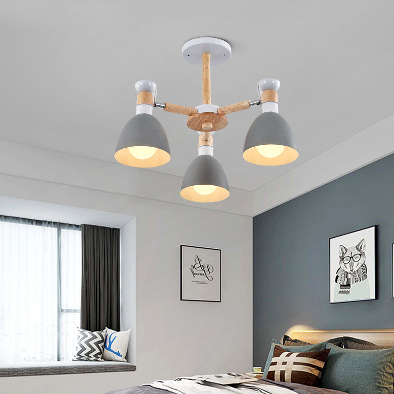 Chic Modern Hanging Pendant Lights for Kid Bedroom 3 Bulbs - Rebooters