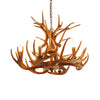 Resin Faux Antler Ceiling Chandelier Countryside Kitchen Lamp - Rebooters