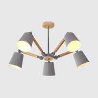 Bedroom Chandelier for Girls Macaron Wood Ceiling Light - Rebooters