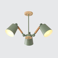 Bedroom Chandelier for Girls Macaron Wood Ceiling Light - Rebooters