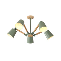 Bedroom Chandelier for Girls Macaron Wood Ceiling Light - Rebooters