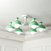 Conical Shade Dining Room Hanging Ceiling Lamp Metal Art Deco - Rebooters