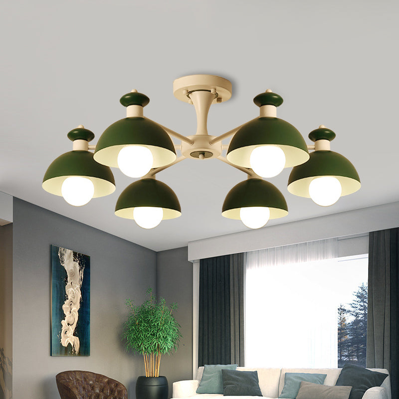 Conical Shade Dining Room Hanging Ceiling Lamp Metal Art Deco - Rebooters