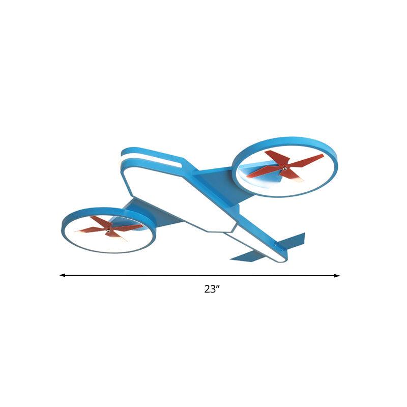 Acrylic Slim Panel Plane Pendant Light for Kids Bedroom - Rebooters