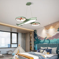 Acrylic Slim Panel Plane Pendant Light for Kids Bedroom - Rebooters