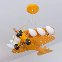 6 Bulbs Propeller Plane Suspension Light for Cloth Shop - Rebooters