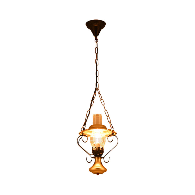 1/3 Lights Cluster Pendant Light with Lantern for Restaurant - Rebooters