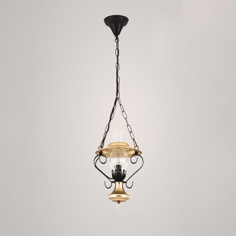 1/3 Lights Cluster Pendant Light with Lantern for Restaurant - Rebooters