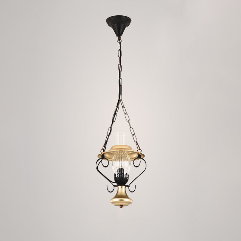 1/3 Lights Cluster Pendant Light with Lantern for Restaurant - Rebooters