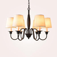 3/6/8 Lights Ceiling Light Minimalistic Fabric Chandelier - Rebooters