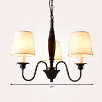 3/6/8 Lights Ceiling Light Minimalistic Fabric Chandelier - Rebooters