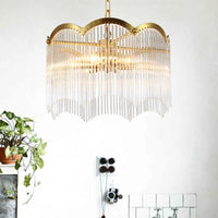 3/6 Heads Kitchen Hanging Chandelier Modern Gold Ceiling Lamp - Rebooters