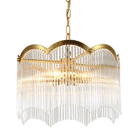 3/6 Heads Kitchen Hanging Chandelier Modern Gold Ceiling Lamp - Rebooters