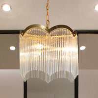 3/6 Heads Kitchen Hanging Chandelier Modern Gold Ceiling Lamp - Rebooters