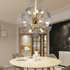 Sputnik Bedroom Ceiling Chandelier Metal 12-Bulb Modernist Light - Rebooters