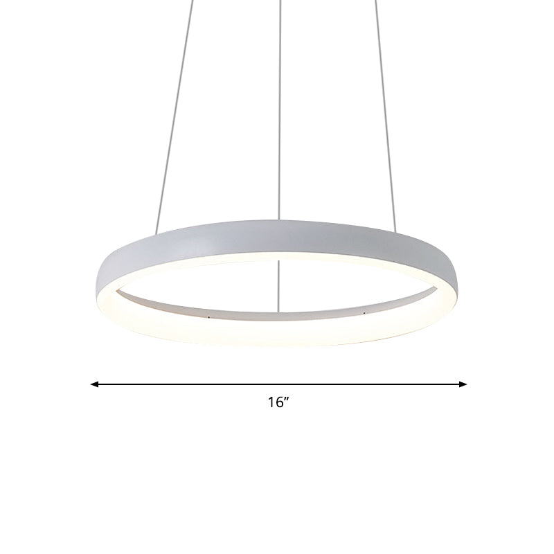 1/2/3-Layered Circle Chandelier Nordic Metallic LED Light - Rebooters