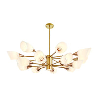6/10/16 Bulbs Living Room Ceiling Pendant Chandelier Black Gold - Rebooters