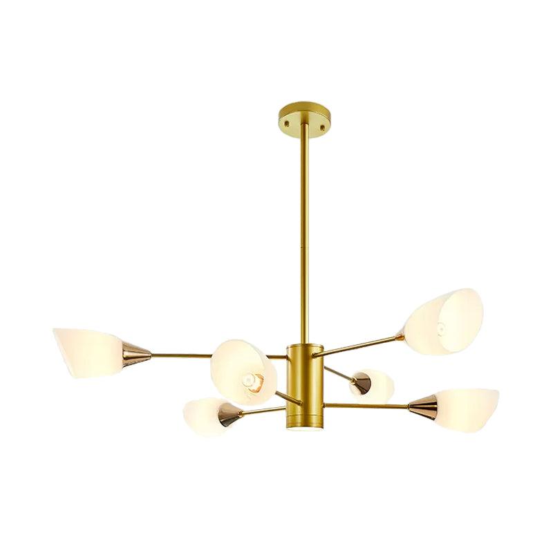 6/10/16 Bulbs Living Room Ceiling Pendant Chandelier Black Gold - Rebooters
