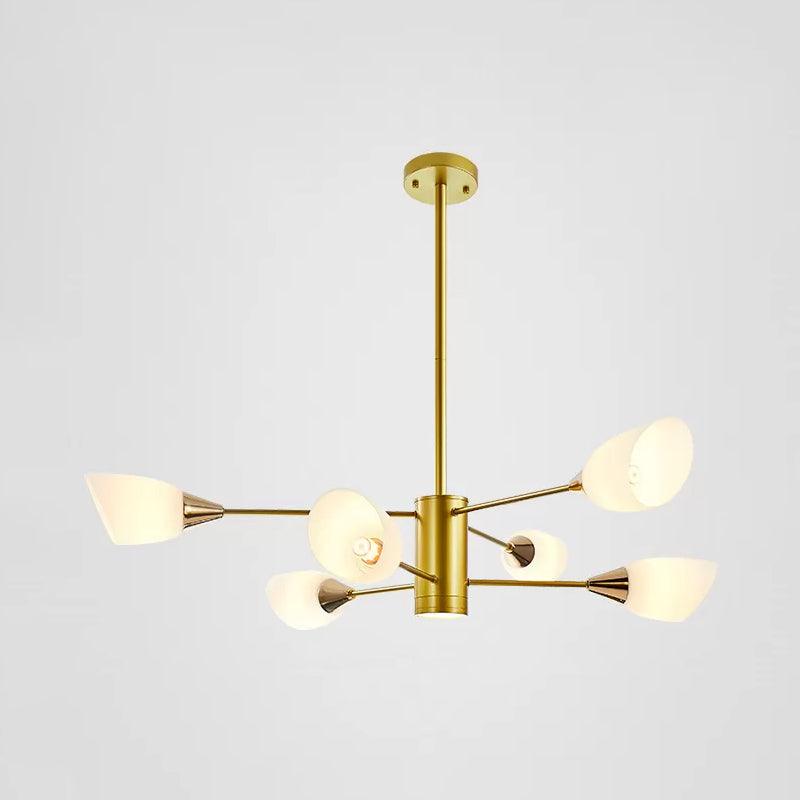 6/10/16 Bulbs Living Room Ceiling Pendant Chandelier Black Gold - Rebooters