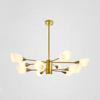 6/10/16 Bulbs Living Room Ceiling Pendant Chandelier Black Gold - Rebooters