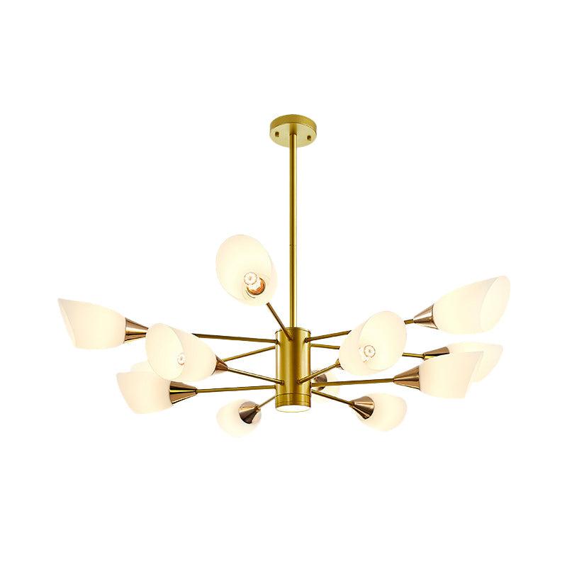 6/10/16 Bulbs Living Room Ceiling Pendant Chandelier Black Gold - Rebooters