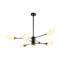 6/10/16 Bulbs Living Room Ceiling Pendant Chandelier Black Gold - Rebooters