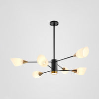 6/10/16 Bulbs Living Room Ceiling Pendant Chandelier Black Gold - Rebooters