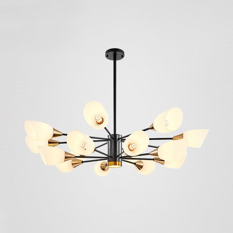 6/10/16 Bulbs Living Room Ceiling Pendant Chandelier Black Gold - Rebooters