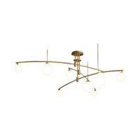 3-Layered Bedroom Chandelier Metallic 6/9-Light Lamp Black Gold - Rebooters