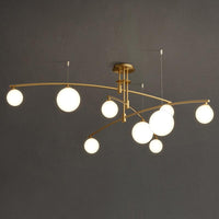 3-Layered Bedroom Chandelier Metallic 6/9-Light Lamp Black Gold - Rebooters