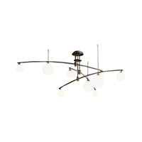 3-Layered Bedroom Chandelier Metallic 6/9-Light Lamp Black Gold - Rebooters