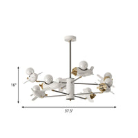 Airplane Pendant Chandelier Cartoon Metal 5/8 Heads Light Fixture - Rebooters
