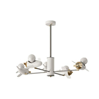 Airplane Pendant Chandelier Cartoon Metal 5/8 Heads Light Fixture - Rebooters